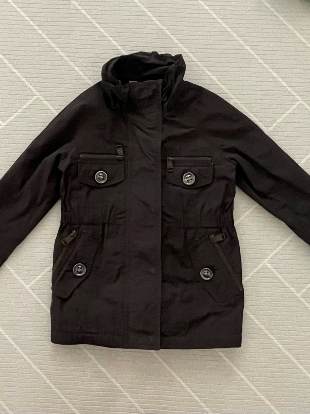 Burberry Dark Brown Utility Jacket Girl’s Size 3Y